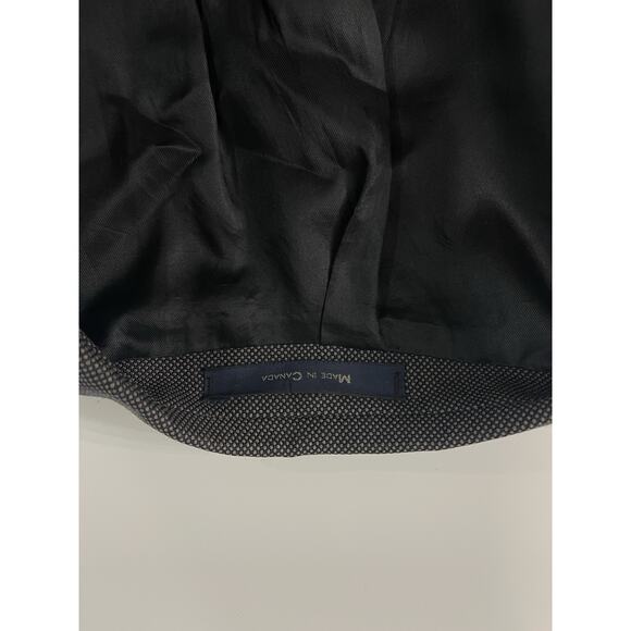 Chaps Ralph Lauren Men Blazer Gray Wool Suit Jacket Sport Coat 48 - Picture 5 of 10